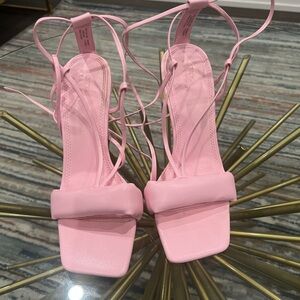 ASOS Light Pink Strappy Heels